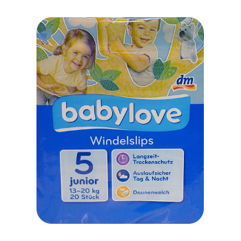 Køb Babylove Bleerslips Junior Str. 5 (13-20kg) Billigt Her