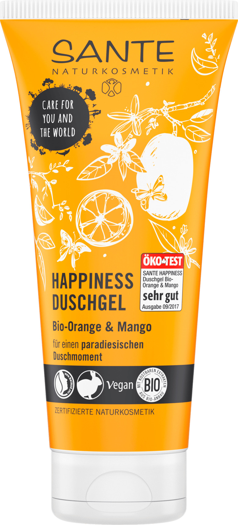 Køb Sante Bodyshampoo Happiness Orange ✓ her! & Mango billigt