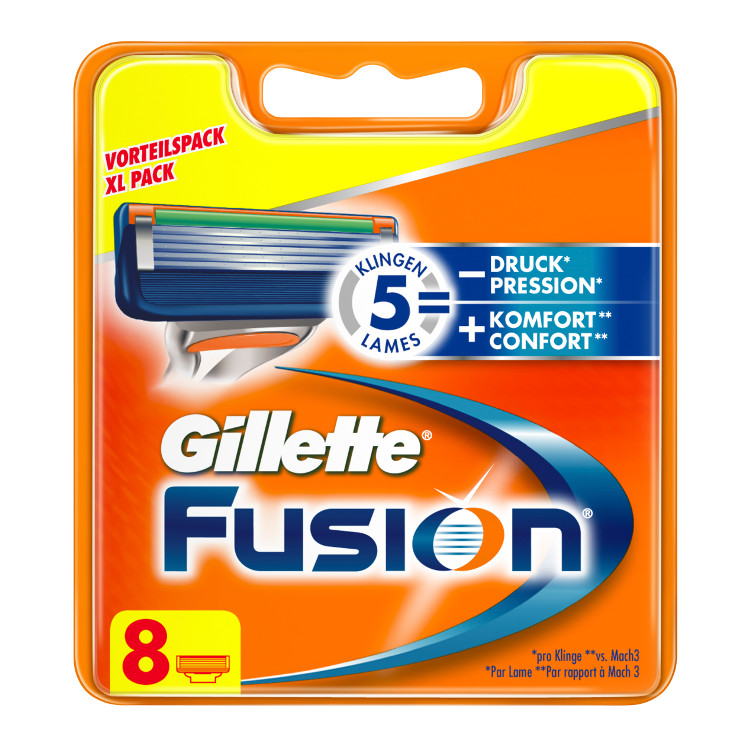 Gillette Fusion Barberblade · barberblade her